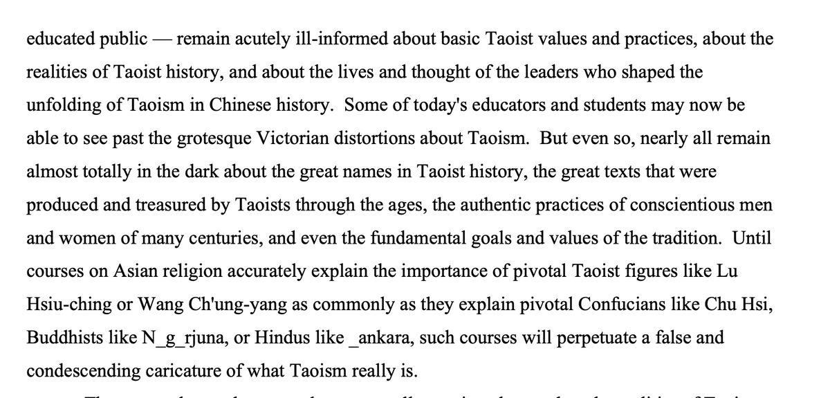 if you want a really incisive criticism of western scholarship on daoism, this article may be interesting  https://web.archive.org/web/20070102000401/http://kirkland.myweb.uga.edu/rk/pdf/pubs/pres/TENN97.pdf Choice quotes are exerpted below: