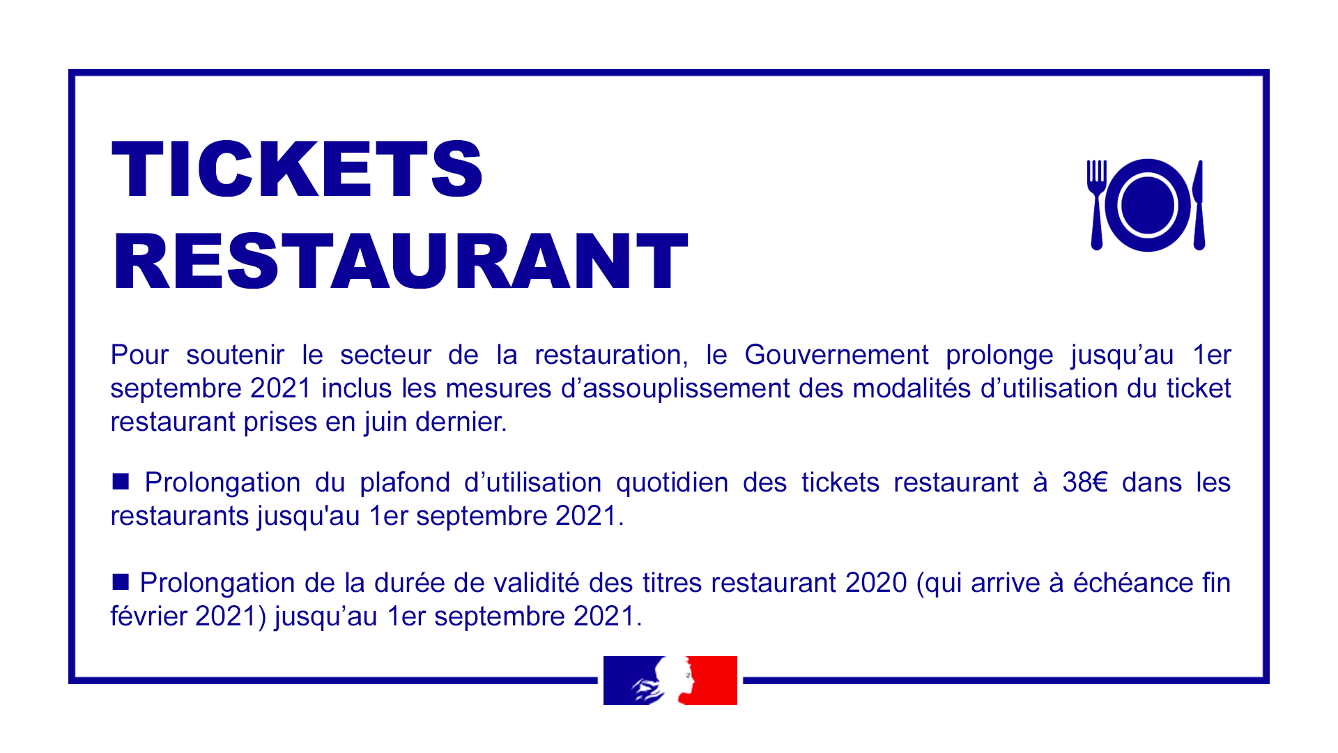 تويتر prefet du calvados على تويتر prolongation du plafond d utilisation quotidien des tickets restaurant a 38 dans les restaurants jusqu au 1er septembre 2021 prolongation de la duree de validite