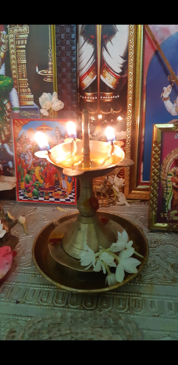Number of wicks to be used 2 for each diya lighting. Number of Deeyas as per your practice. Best practice is 3 jothis in a Deeya. Respresnting Triloka, Tri Devi, Tri Devas shakti.