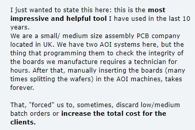 Artificial Intelligence powered AOI | AgnosPCB tweet media