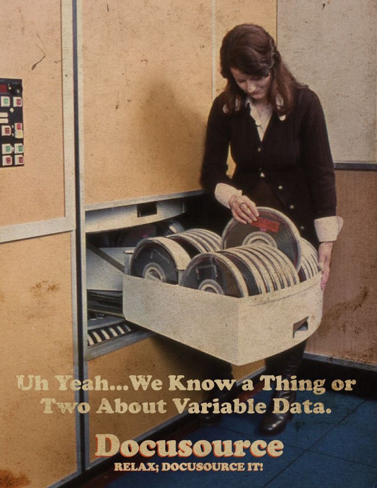DocuSource's tweet image. It’s Flashback Friday! 
#tbt #print #posters #design #oldfashioned  #variabledata #printing #directmail #secureprint  #graphicdesign