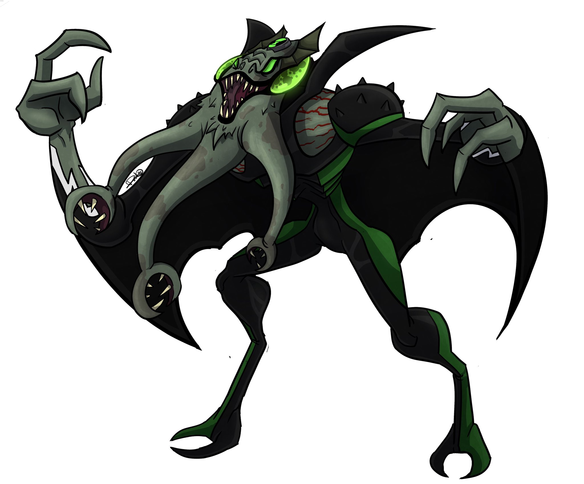 O.R.Ash on Twitter: "Fusion Commission: Bloodsucker (Suckerpunch