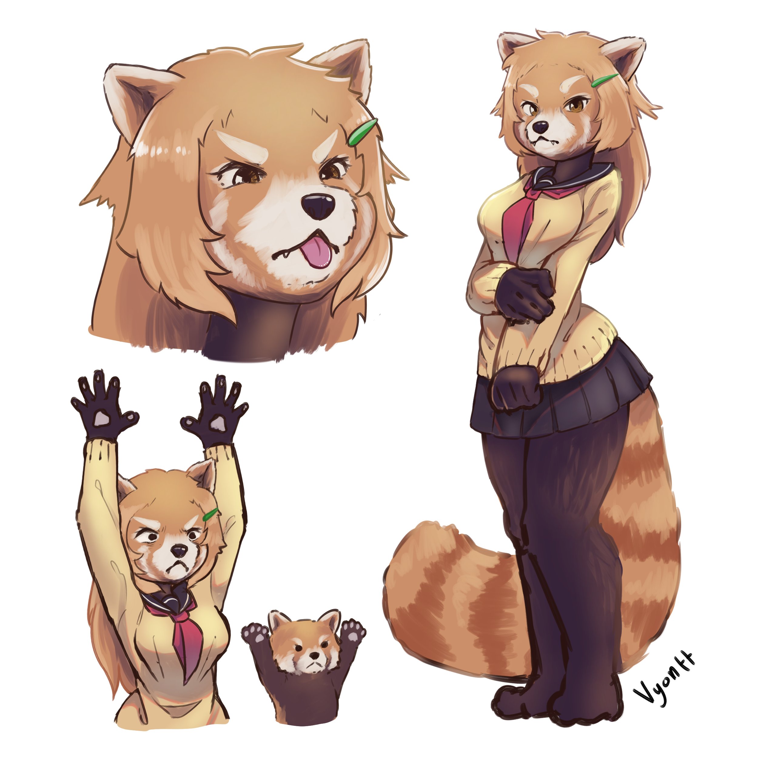 Red panda furry