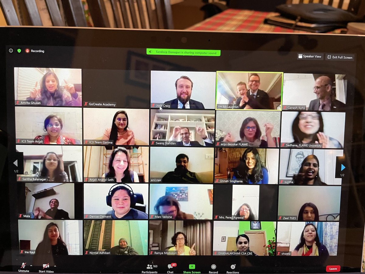 NACAC International (@nacac_intl) on Twitter photo Great start to morning-a virtual dance party to conclude <a href="/ic3movement/">IC3 Movement</a> festival. <a href="/GaneshKohli/">Ganesh Kohli</a> leaves participants w/ a call to action: "Volunteer with us to advance our mission to enable access to career/college counseling for students around the world." <a href="/jim_ic3/">Jim McLaughlin</a> #emchat #hscchat Great start to morning-a virtual dance party to conclude <a href="/ic3movement/">IC3 Movement</a> festival. <a href="/GaneshKohli/">Ganesh Kohli</a> leaves participants w/ a call to action: "Volunteer with us to advance our mission to enable access to career/college counseling for students around the world." <a href="/jim_ic3/">Jim McLaughlin</a> #emchat #hscchat