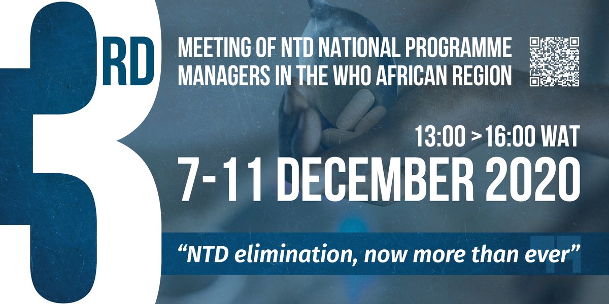 NTD_NGOs's tweet photo. 🗓 The 3rd Meeting of the NTD Programme Managers hosted by @WHOAFRO will be held next week! Register today to celebrate milestones, discuss the new NTD Road Map and the challenges &amp; innovations of tackling NTDs in a COVID-19 environment.
👉More info here: https://t.co/eXjgIegMMx https://t.co/wCxCR9VYzH