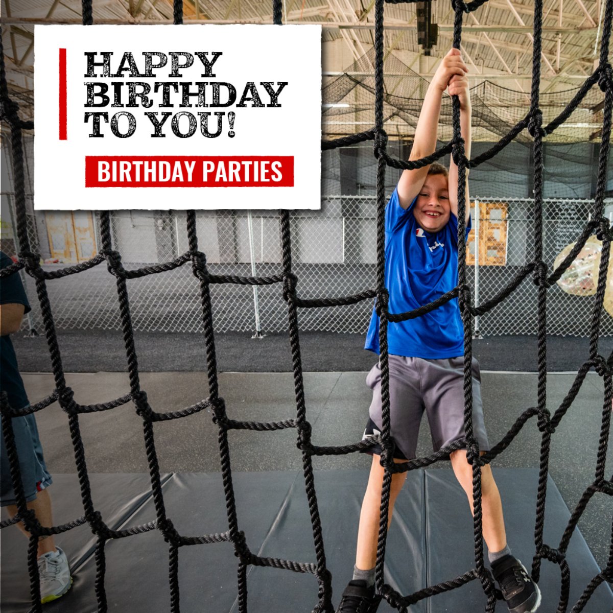 MoveTerrain's tweet image. Do you have a birthday coming up? Let's celebrate with a private, fun-filled, unique experience! For all the details, visit our website. movementterrain.com/parties #movementterrain #OCRbeast #413 #OCRkids #fitkids #OCRstrong