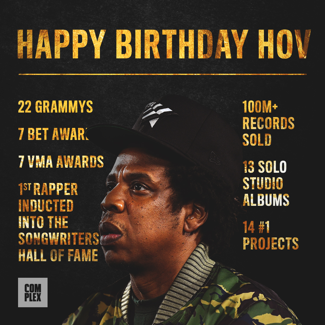 Complex Music on X: "Happy Birthday to a living legend. Jay-Z turns 51 today https://t.co/II0BJXGT0Y" / X
