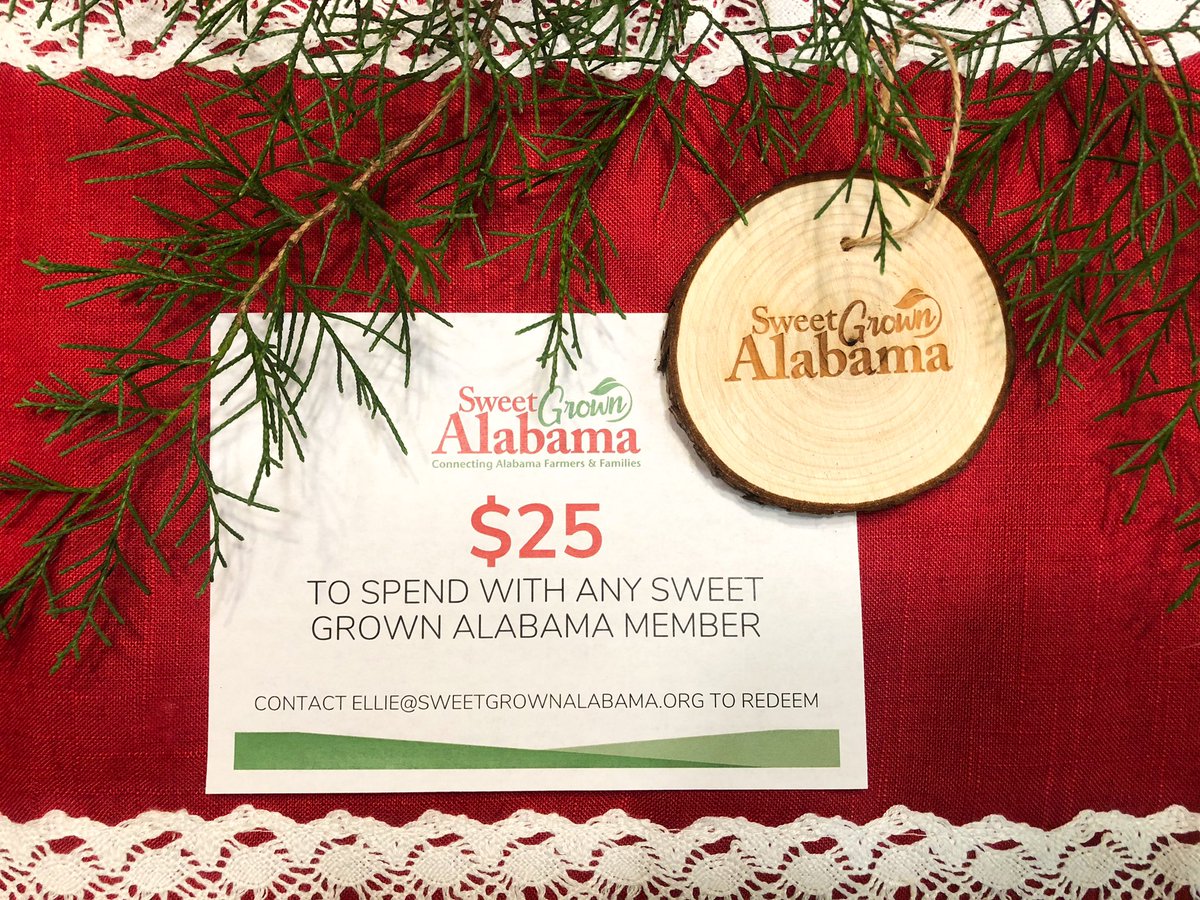GIVEAWAY ALERT✨ Head over to Facebook to enter this #SweetGrownAlabama Christmas giveaway! Facebook.com/SweetGrownAlab…