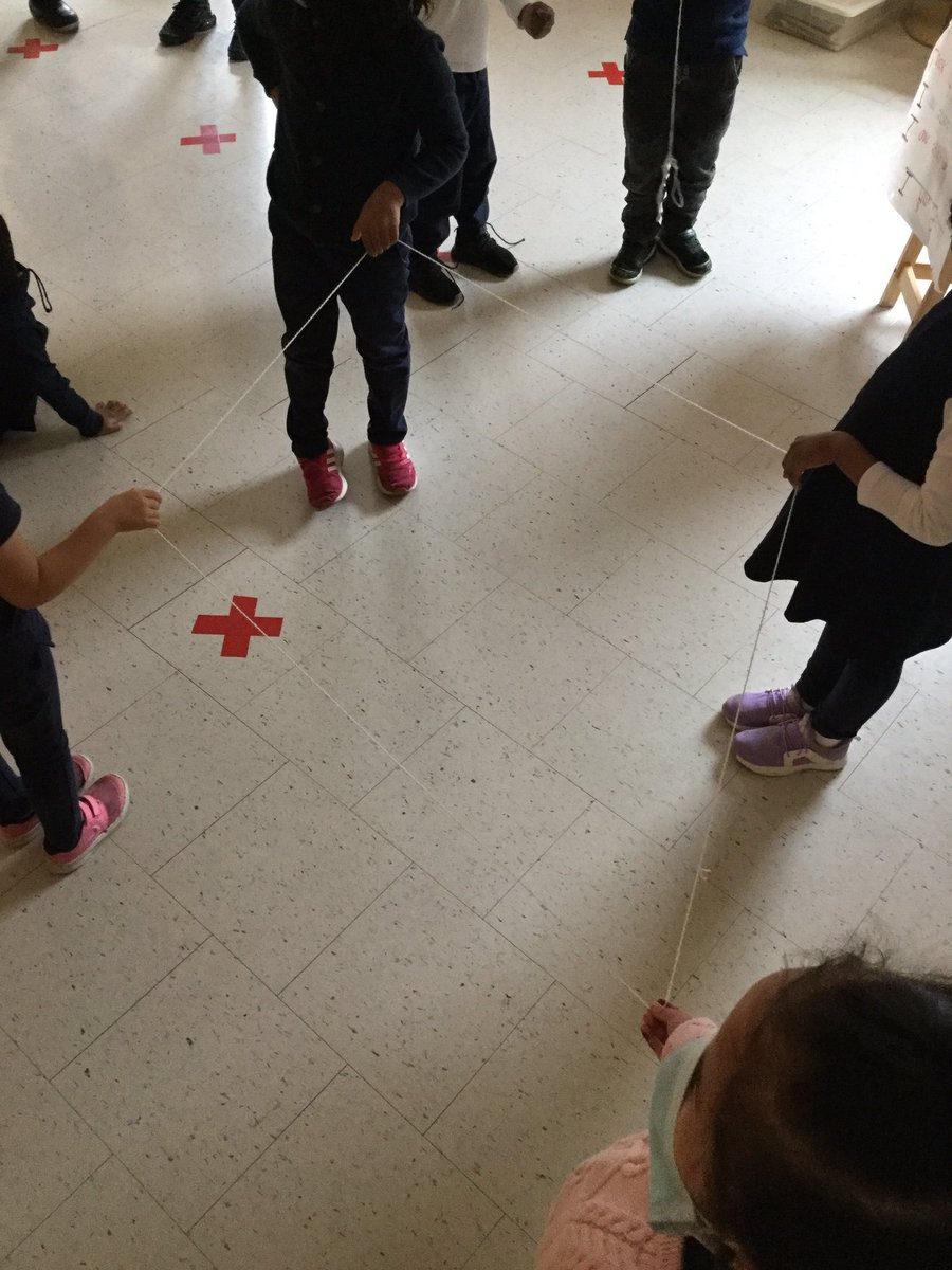 F_Garofalo1's tweet photo. A little #KinaestheticLearning involving yarn. Working together to see what 2D #Shapes we can configure 🧠💪🏽🧶
#KinderTalk #MathTalk #Math #GatheringTime #tcdsbEY #HolyFamilyTCDSB https://t.co/n8xeimTtHb