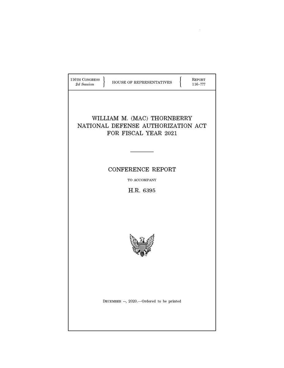 The NDAA conference committee DROPPED all the IAA provisions -- in technical legislative terminology, "the Senate receded." Here are the pertinent pages from the final bill, and from and the Joint Explanatory Statement from the conference committee.