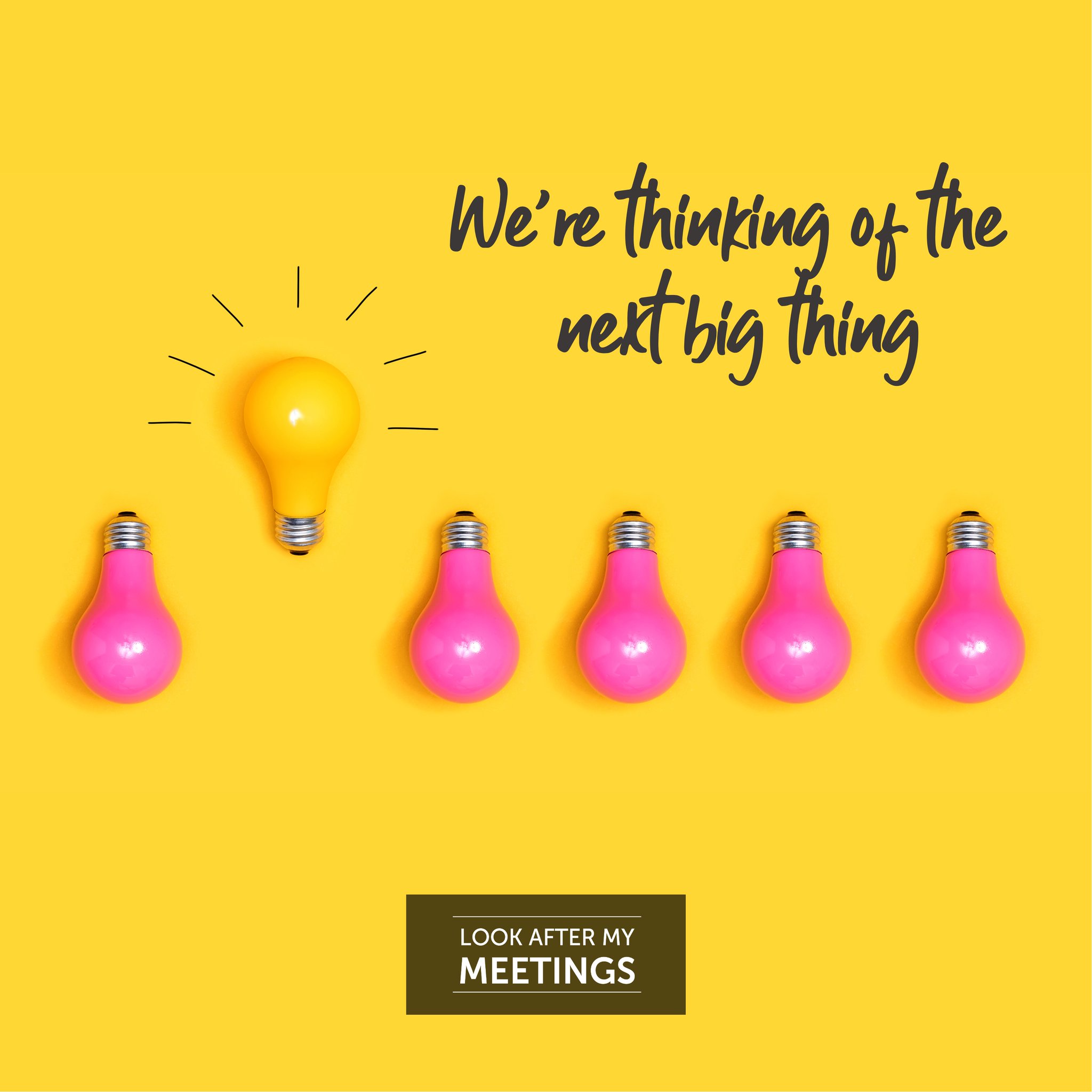 Look After My Meetings on Twitter "Watch this space! 🧐 We’ve got some