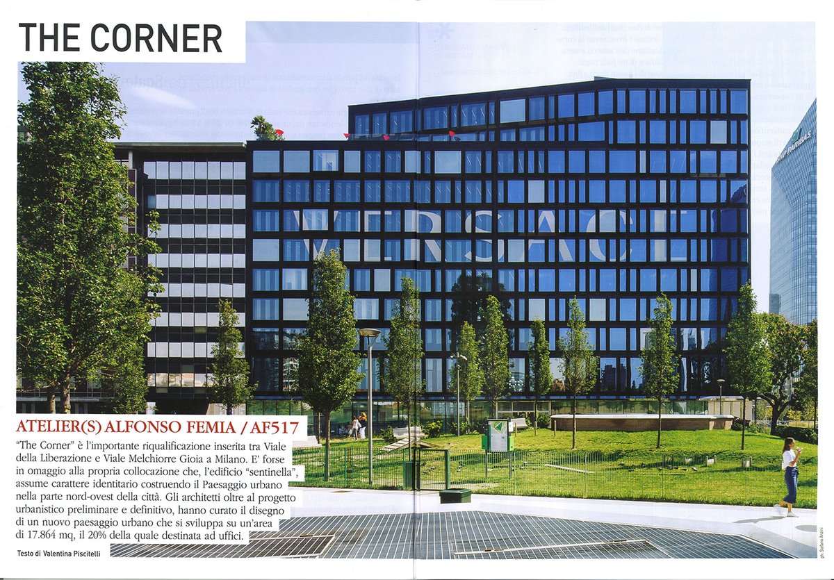 AteliersFemia's tweet photo. Tecnologia e poesia nel progetto di Atelier(s) Alfonso Femia #TheCorner nel cuore di Porta Nuova a Milano, raccontato nell'ultimo numero di Aa Architetture in acciaio

#AF517 #press @alfonsofemia @FondPromAcciaio #tecnologia #Milano #architettura #progetto https://t.co/fmogsFDjRH