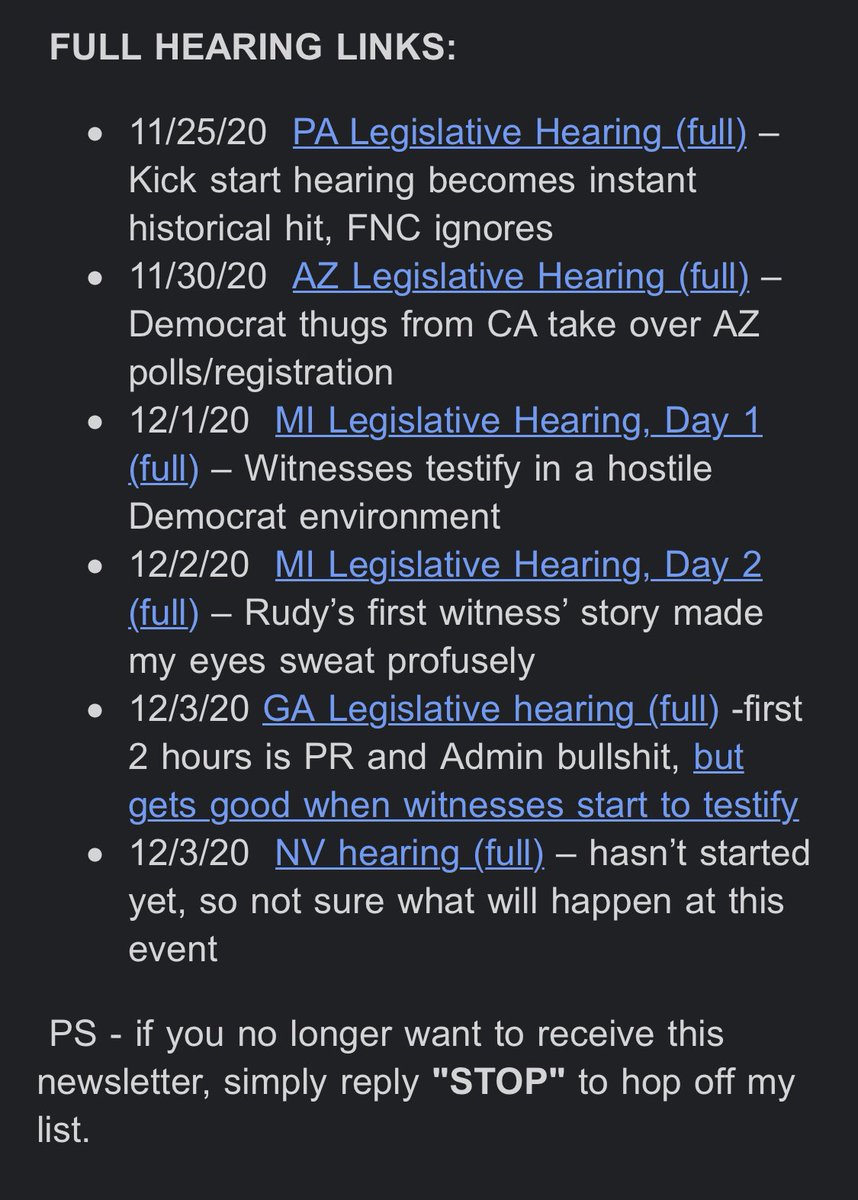 Swampy’s Newsletter #4 – “President Trump UNLEASHED!”(Links embedded in the email follow at the end of the thread)