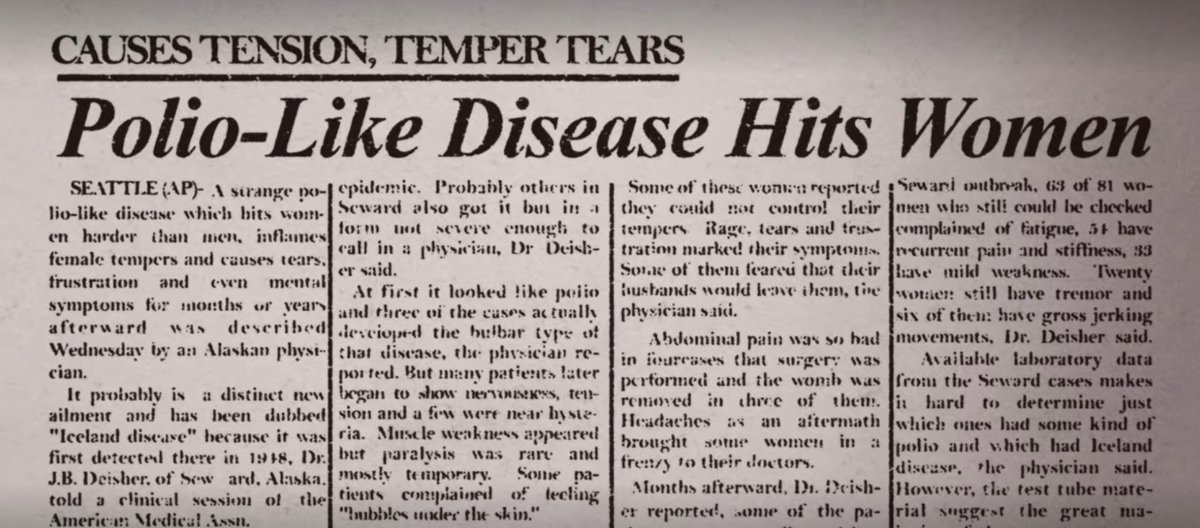 9/ I worry how in historical context, womxn have disproportionately suffered long term sequelae after viral epidemics, and that we are already seeing the same pattern play out in  #LongCovid. @ahandvanish  @Dr2NisreenAlwan  @AthenaAkrami  @mclemoremr  @DrJenGunter  @janevandis