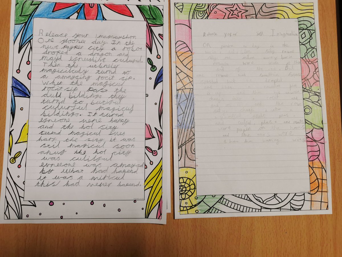 CalderEllisPri's tweet photo. Really proud of today's amazing writing! All of Calder tried their absolute best. Here are a few examples... https://t.co/4H3prlNd65