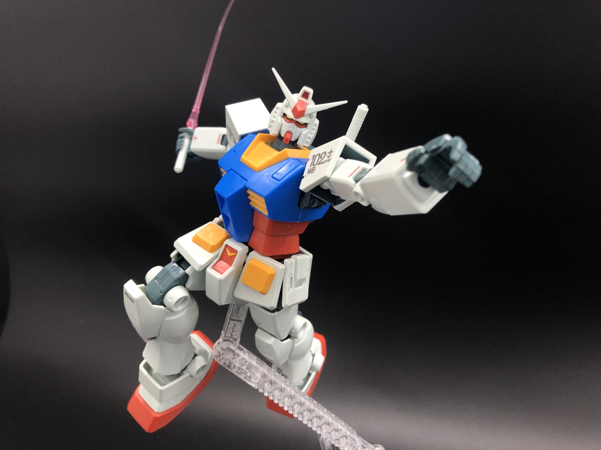 MG 100 パーフェクトガンダム プラモ狂四郎 ガンダムベース。プラモデル