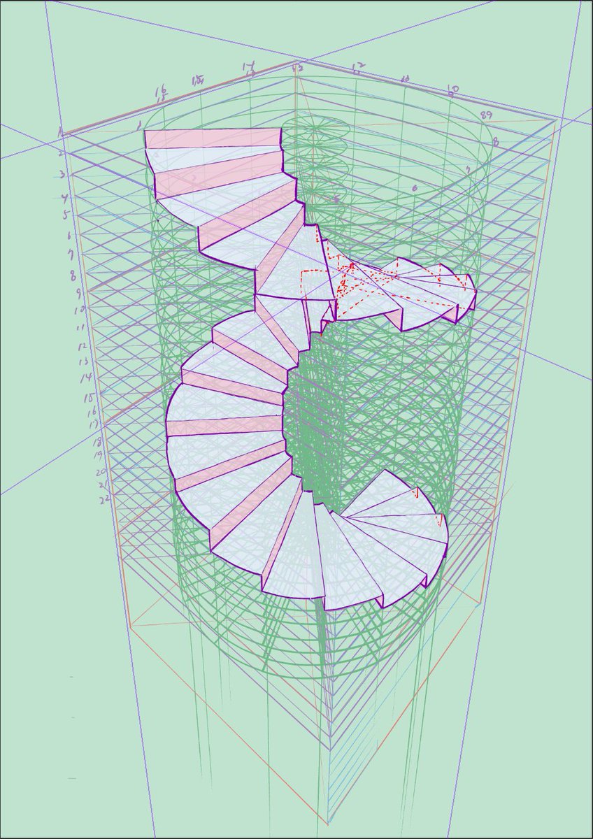 緑月 ってなったけど こんなのクリスタのパース定規とか使って自由変形 駆使しないと描けないよね と思ってたら 普通に3d素材で螺旋階段描く定規なんていくらでもあって 真顔になったよね Rtの階段は自然の凸凹に沿って作ったんだろうな すごい 緑月 ってなったけど こんなのクリスタのパース定規とか使って自由変形 駆使しないと描けないよね と思ってたら 普通に3d素材で螺旋階段描く定規なんていくらでもあって 真顔になったよね Rtの階段は自然の凸凹に沿って作ったんだろうな すごい