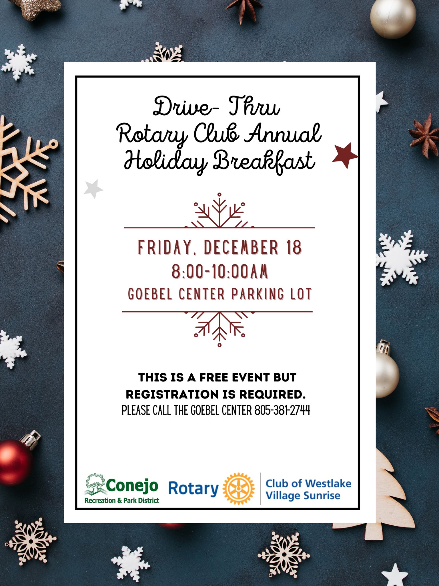 Conejo Christmas Party Dec 1 2022 Goebel Adult Community Center (@Goebelcenter1) / Twitter