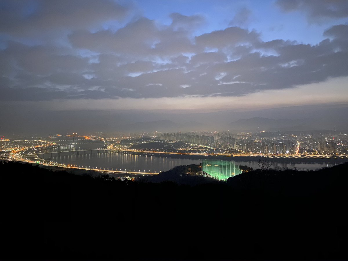 오늘 아침....아차산