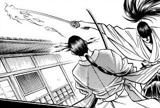 Shishio Makoto: Shishio Makoto became Kenshin's successor as he walked away from being a manslayer. He was just as strong as Kenshin was and killed many people during the revolution. When his role in the revolution was finished, the Meiji government believed that he should be