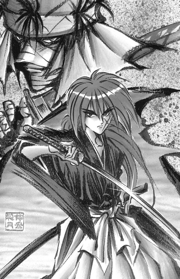 Conclusion:Kenshin Himura and Makoto Shishio are the perfect protagonist/antagonist duo. Shishio, hiding in the shadow of Kenshin during the revolution, became very similar to Kenshin. If Kenshin never walked away from the revolution, he would become just what Shishio became.