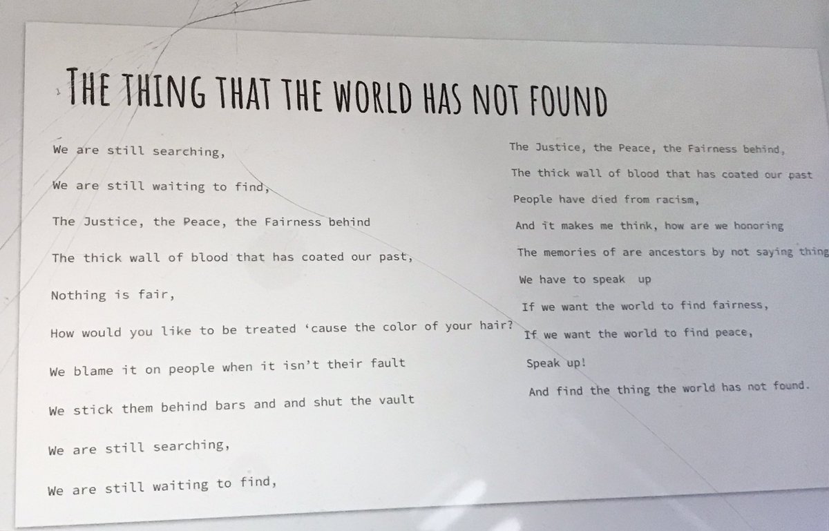 MrsLearnalot's tweet photo. Inspired by a recent Book Club read about prejudice/discrimination and poems in @mobrowne’s “Woke,” 4th graders expressed their own thoughts on tough social justice issues through poetry. These Ls inspire me. What starts here, changes the world. #lakeside2021 @CoppellGiftedEd https://t.co/xZWqIXHMIm