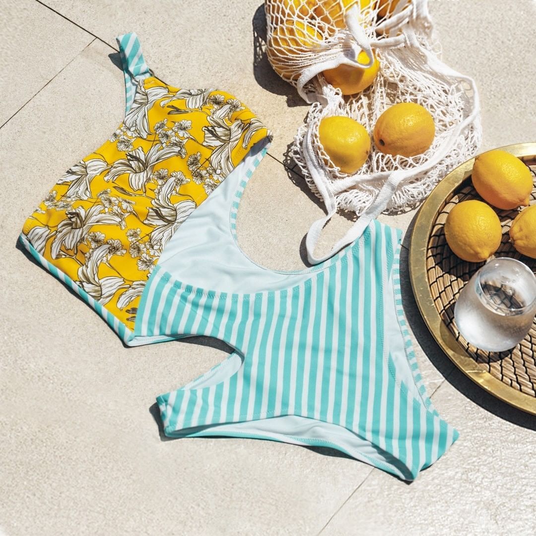 When life gives you lemons... trade them for a super cute swimsuit that will brighten your day! 🍋 Shop link: buff.ly/2W89b5b #cupshe #floralprint #whenlifegivesyoulemons #swimswear #ootd