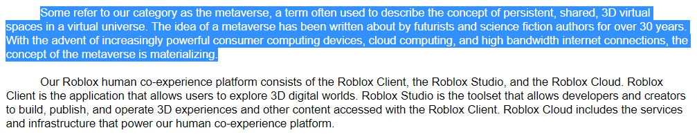 Congratulations  @DavidBaszucki + team ( @craigoodle and others) on all the success, and to make your 31-year metaverse vision *very* real. All the best on your public market journey!