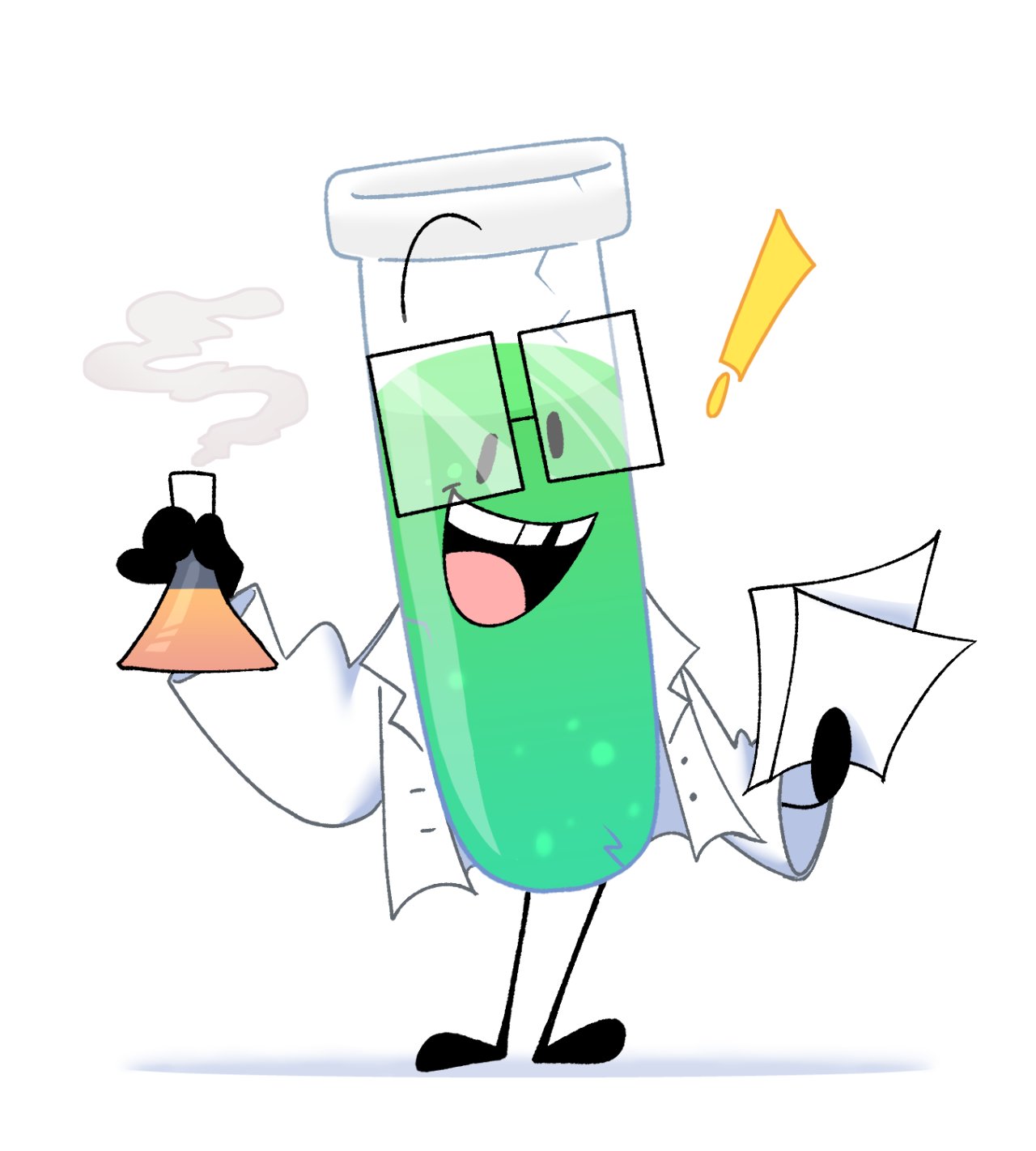 Tumblr Test Tubes Test Tube Chemistry Glasses Pencil And Ruler Vector