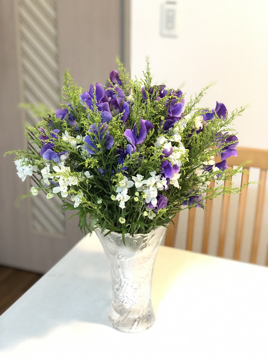 O Xrhsths Nakama Sto Twitter 今日のお墓参り用の花束 紫のスイトピーと白のデリフォリウム ソリダコ 弟と現地で会えることになったので お参り後は弟家族に楽しんでもらえたら O Xrhsths Nakama Sto Twitter 今日のお墓参り用の花束 紫のスイトピーと白のデリフォリウム ソリダコ 弟と現地で会えることになったので お参り後は弟家族に楽しんでもらえたら