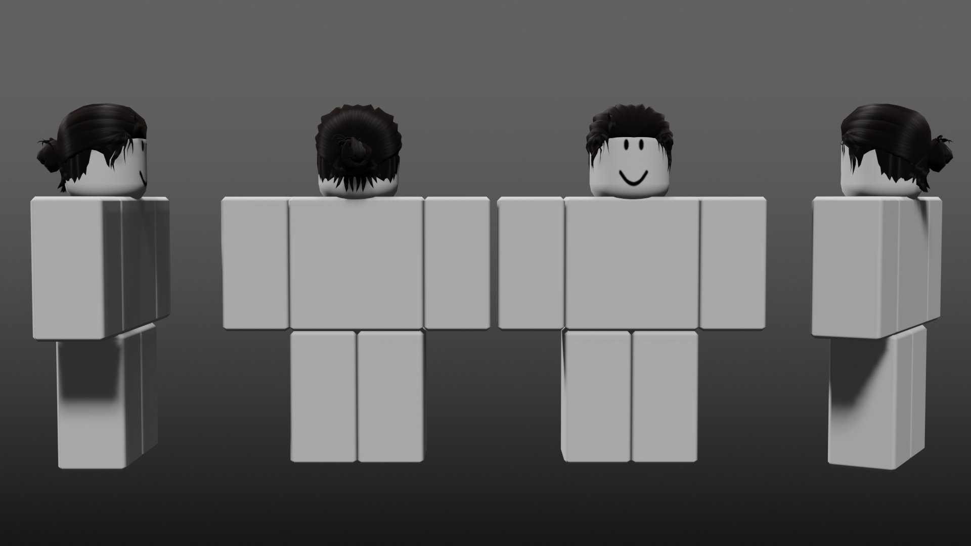 my first UGC concept, the classic messy bun!! : r/roblox