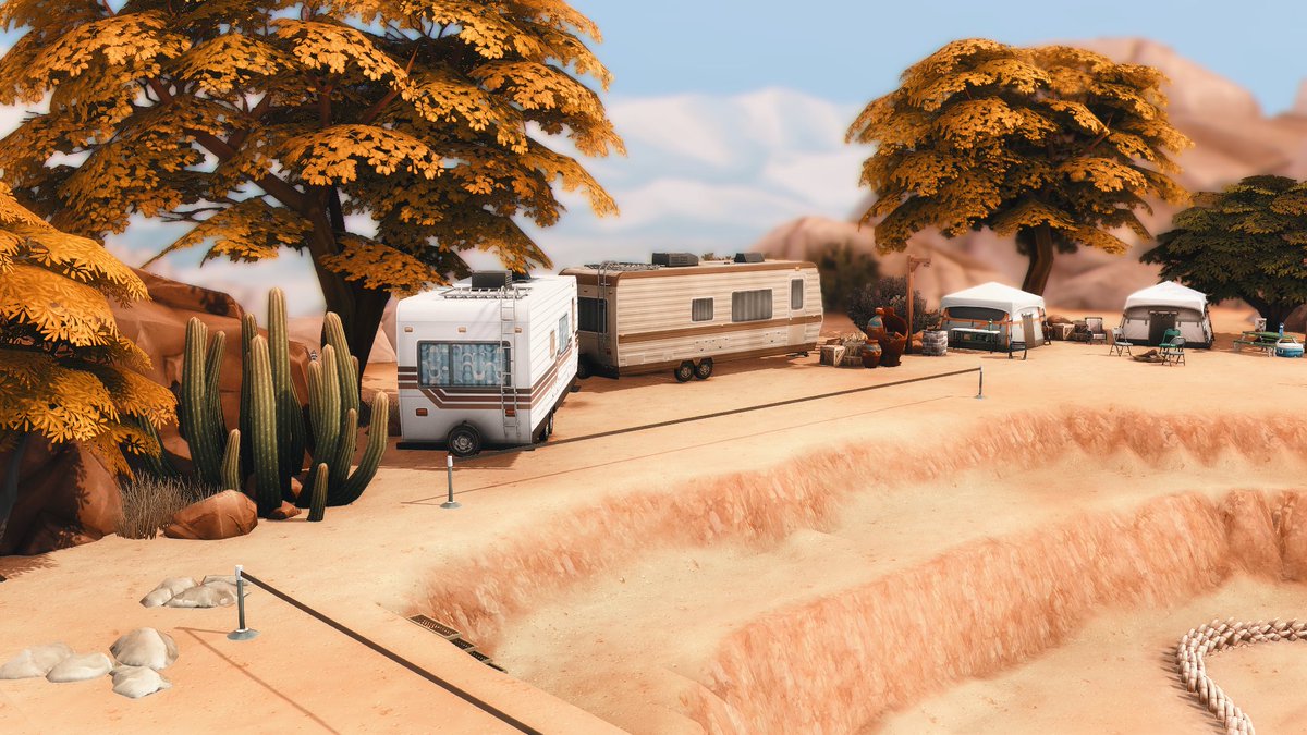 🦖 Excavation Site #NOCC - The Sims 4 Speed Build: youtu.be/eV0wv6qYhqM #ShowusYourBuilds #TheSims #Sims4