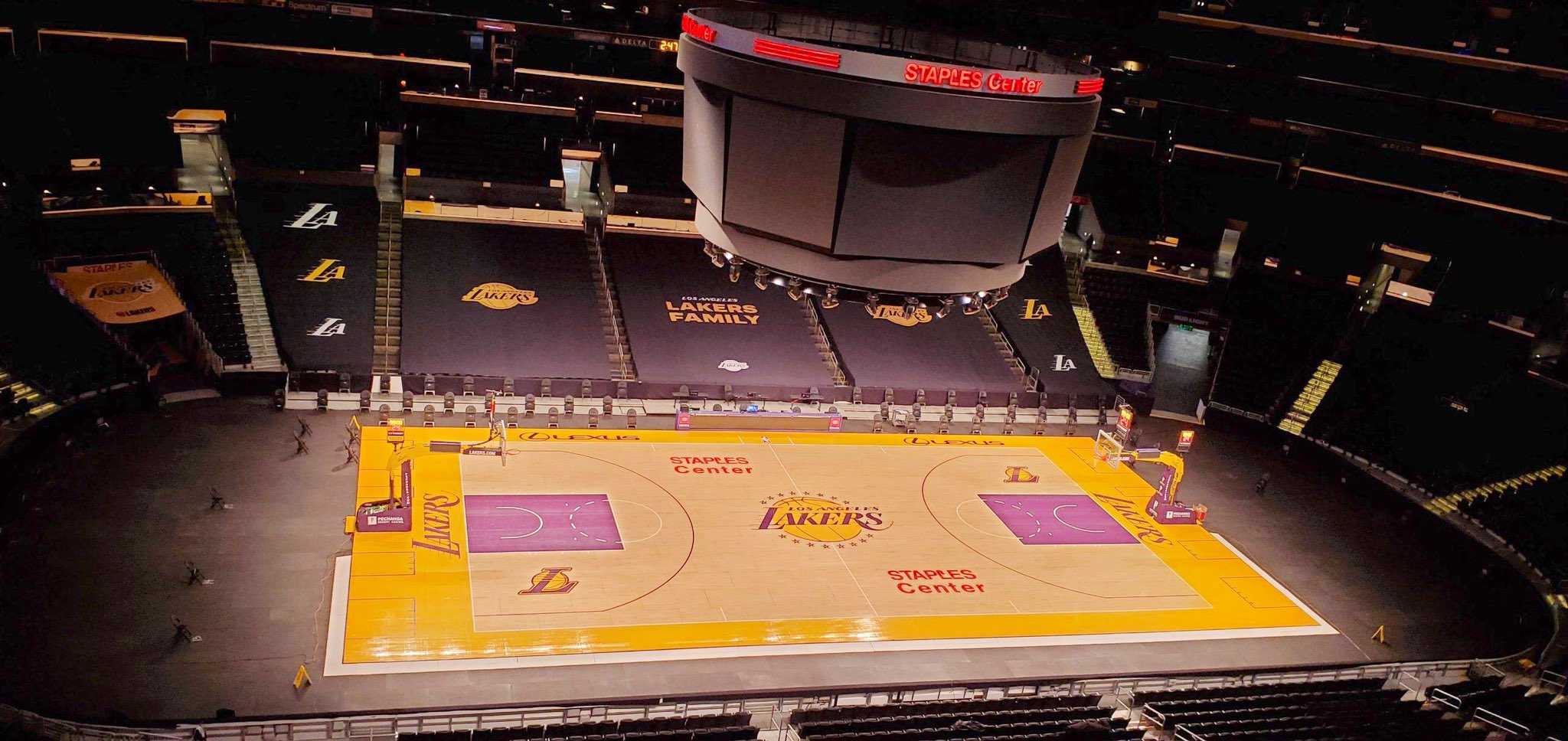 staples center lakers