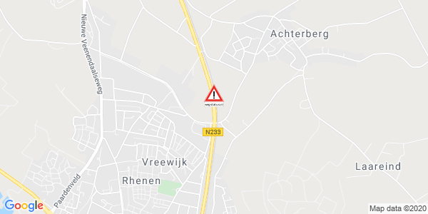 Melding ongeval Achterberg