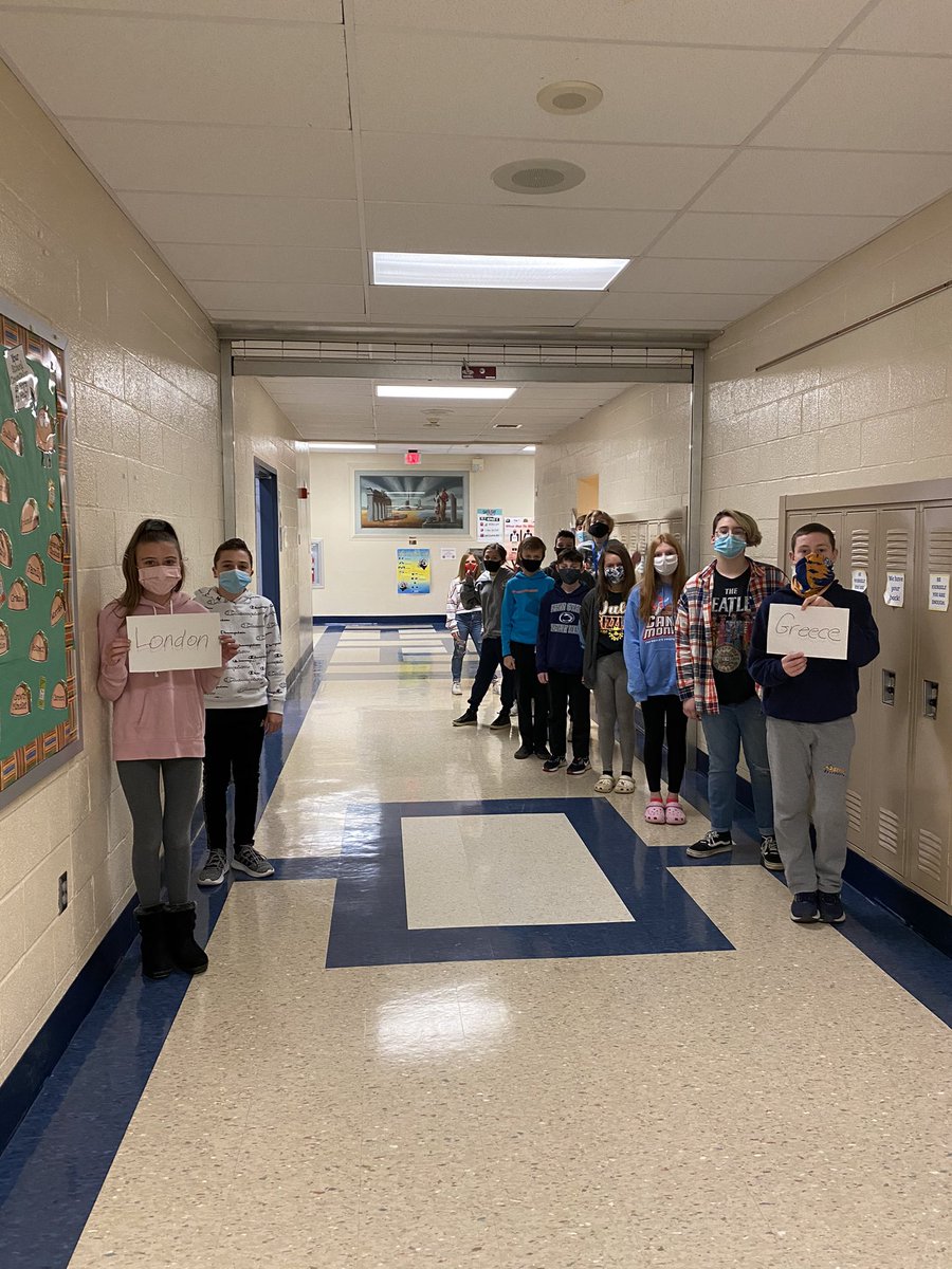 SEMSEastSS7's tweet photo. South Eastern Middle School stands with Greece. #ParthenonMarbles #Greece #Elgin #Returnthemarbles https://t.co/ZkYZz2cZkC