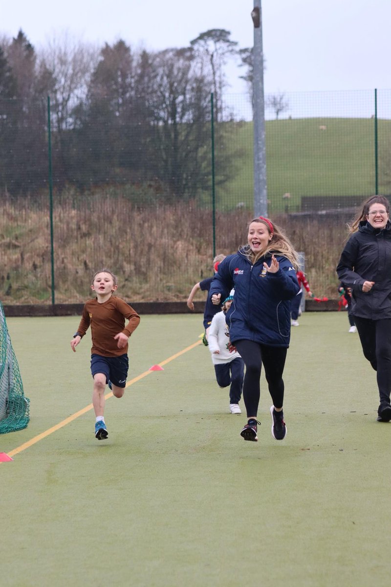 Great morning joining the pre prep for their Reindeer Run raising money for St John’s Hospice. Didn’t get competitive at all...