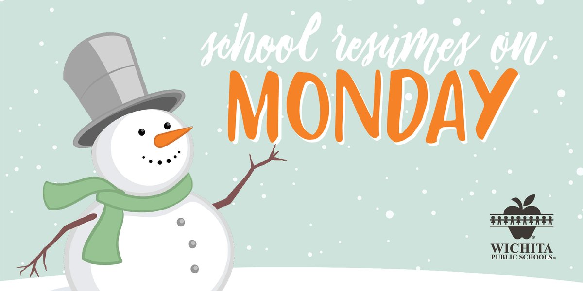 We hope everyone had a safe and relaxing winter break! School resumes on Monday, Jan. 4, with all students learning remotely.