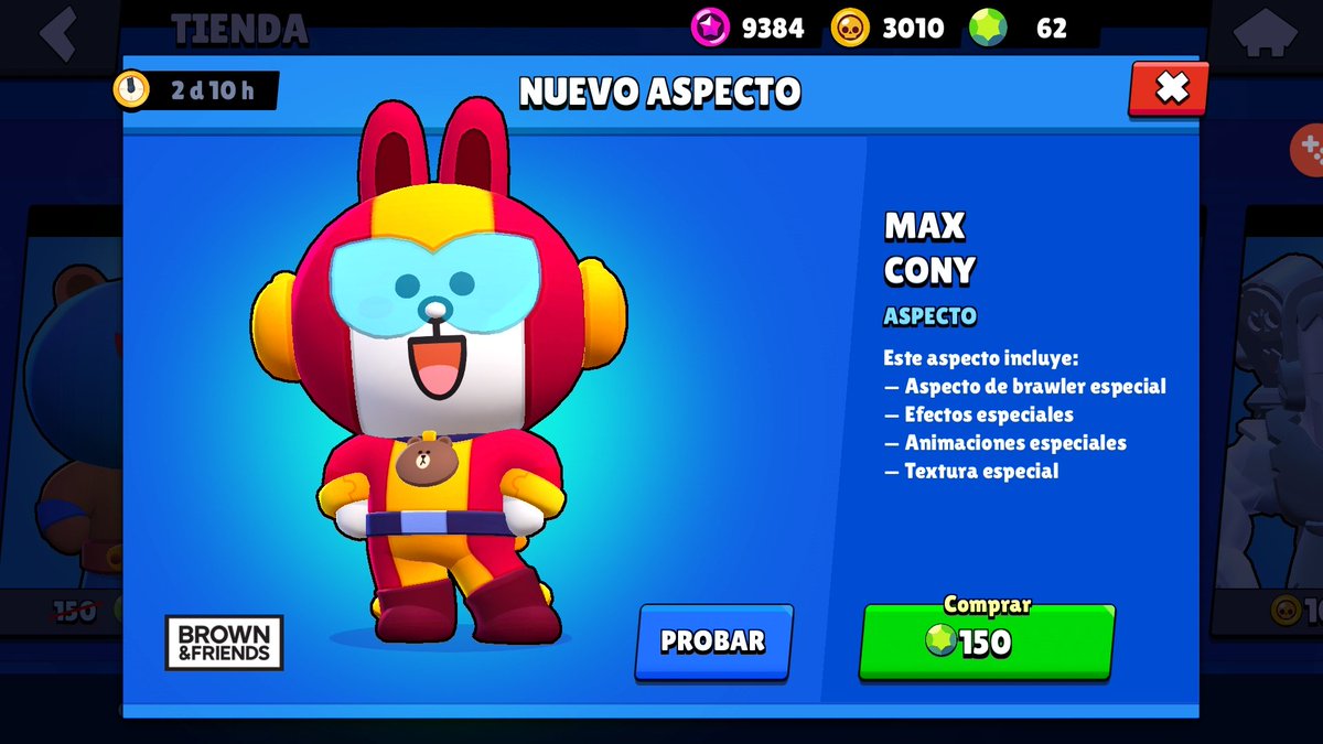 SORTEO MAX CONY!!!

Si, tambien hay para mi amada comunidad de <a href="/BrawlStarsES/">Brawl Stars ES</a> $10 en paypa

Requisitos
-Like y Rt
-Seguirme
-Seguir a @APGstats 
-Etiquetar a 2 amigos

Sorteo termina en 2 dias! :)