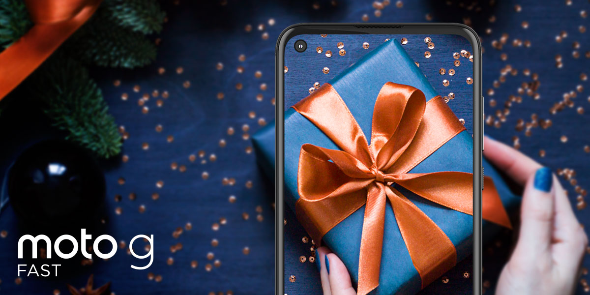 Check items off your holiday to-do list in record time with the <a href="/MotorolaUS/">motorolaus</a> moto g fast and Boost’s stronger, faster network.✅ boost.co/3a6ZE6n