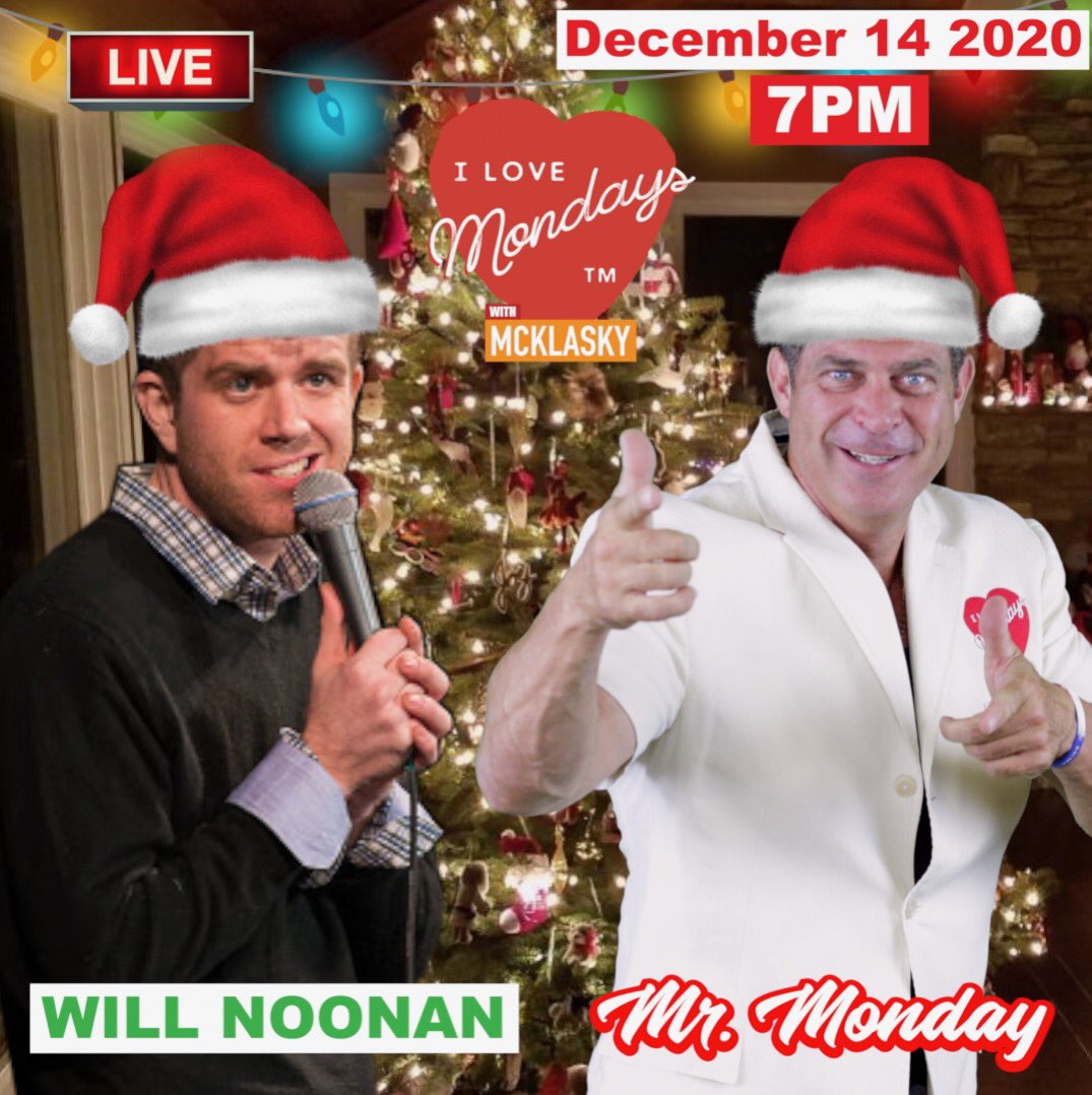 Live Monday night 7pm with <a href="/willnoonan/">Will Noonan</a>