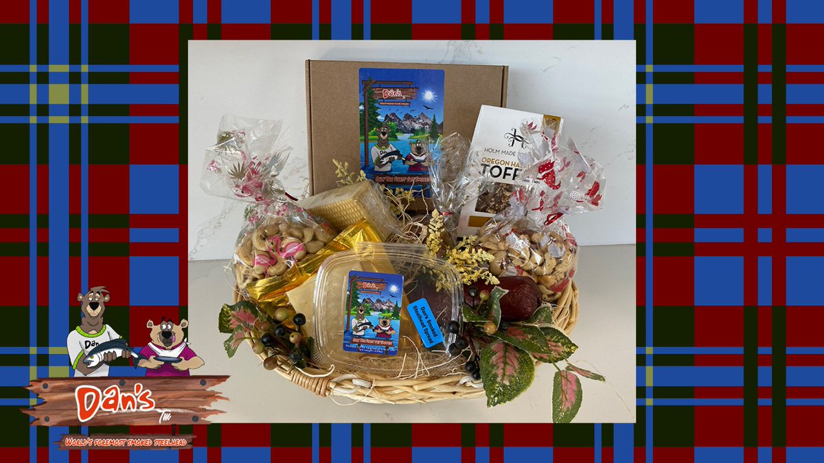 DansSmoked's tweet photo. It's that time of year! Wondering what to get your friends, family and co-workers this holiday season? Dan’s Signature Basket will be a hit! 970-623-5804 or visit https://t.co/SuFgrp5BtQ #inBend #centraloregon #shoplocal #giftbasket #oregonmade #christmas #holidays #pnw #family https://t.co/XvxvWWRXOM