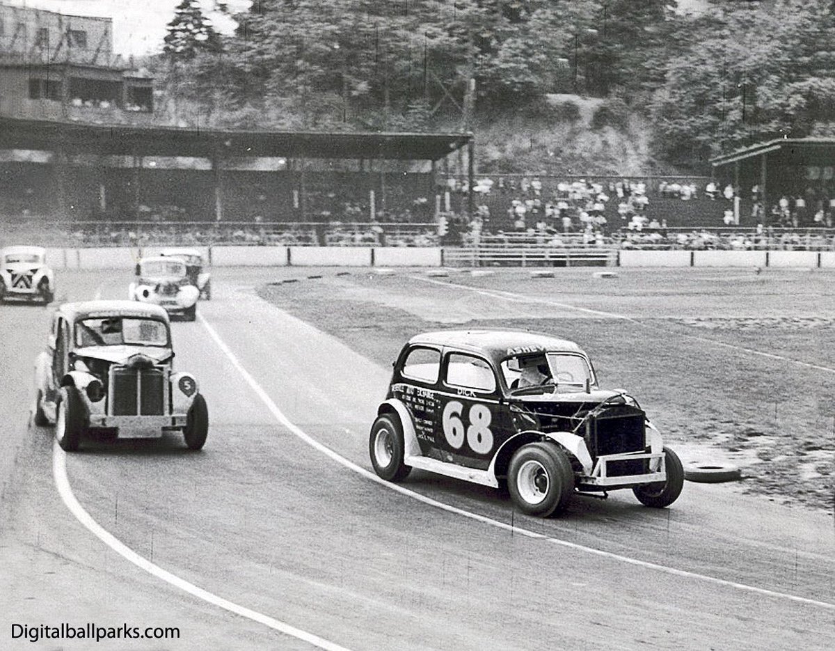 In 1957 a racetrack was built around the diamond & McCormick Field became McCormick Field Speedway. Weekly stock car races & a few NASCAR races were hosted.Rumor has it Ralph Earnhardt crashed into the first base dugout.Idk why I said that was a rumor. That actually happened.