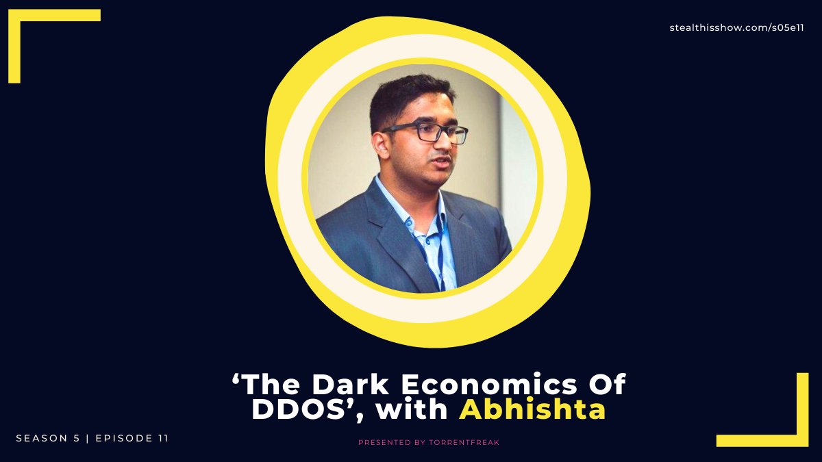 In this episode with Abhistha — Assistant Professor in network security at the University of Utwente — we dig into his latest research on the real economic impact of distributed denial-of-service (DDOS) attacks such as the Mirai botnet.

Full episode: stealthisshow.com/s05e11/