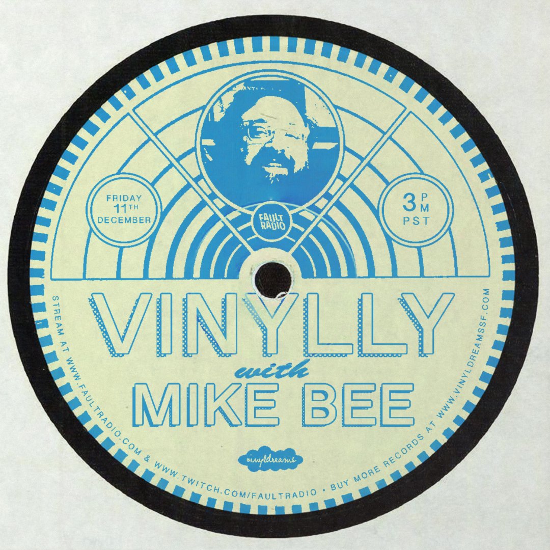 TODAY ON <a href="/Its_Fault_Radio/">Fault Radio</a> at 3p PST— it's VINYLLY: the show about records with  <a href="/mikebeee/">mikebee</a>! He'll be giving you the run down on good stuff, and laying down the knowledge you'll always find at this SF dance music record store. Join us on the stream and see you in the chat! 💬