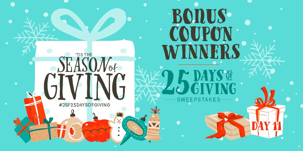 souleskitchen's tweet photo. Our BONUS COUPON Winners:
🏅 Stephanie McKendree
🏅 Nancy Sopala
🏅 Linda Pearson
🏅 Aria Hillhouse
🏅 Adella Gonzalez
🏅 Justin Lee
🏅 Deborah Stinson
🏅 Brandon Passage
🏅 Marcella Erika Clemens
🏅 Kim Minton
#JSF25DaysOfGiving #ReadRules #HolidayWins #CouponWinners #delish https://t.co/ogEUsIAqKZ