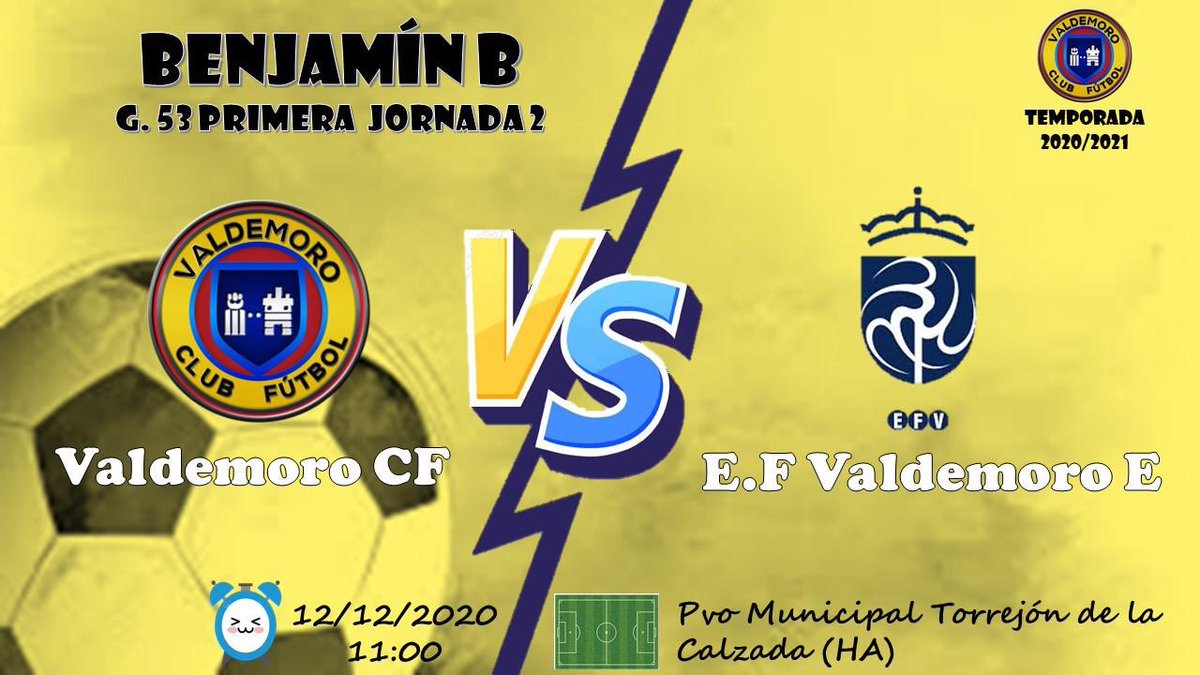 ValdemoroCF's tweet photo. 🟡🔵🟡LIGA🟡🔵🟡
Continuamos con los partidos de este finde, aquí os dejamos los partidos de fútbol 7 del sábado 
 ¡Buena suerte!💪💪💪

#valdemoroesamarillo #valdemorocf #rffm #futbol #futbolmadrileño https://t.co/ovkx4FK2B4