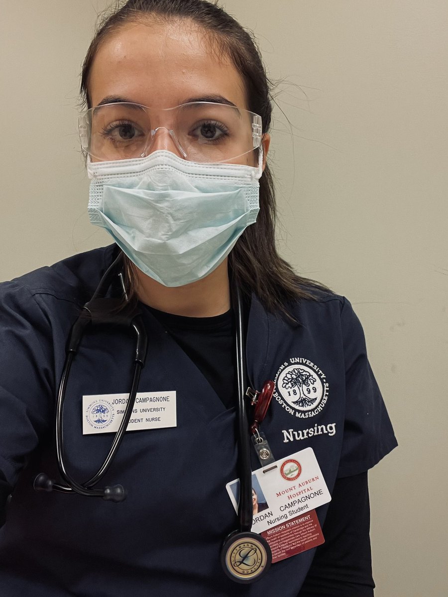 jcampagnone's tweet photo. Clinical #1 ✅ ready to dive into this mess of a pandemic in a few weeks as a Nursing Assistant on a COVID-19 unit #StopTheSpread #MaskUp https://t.co/aSyyEWR3i2