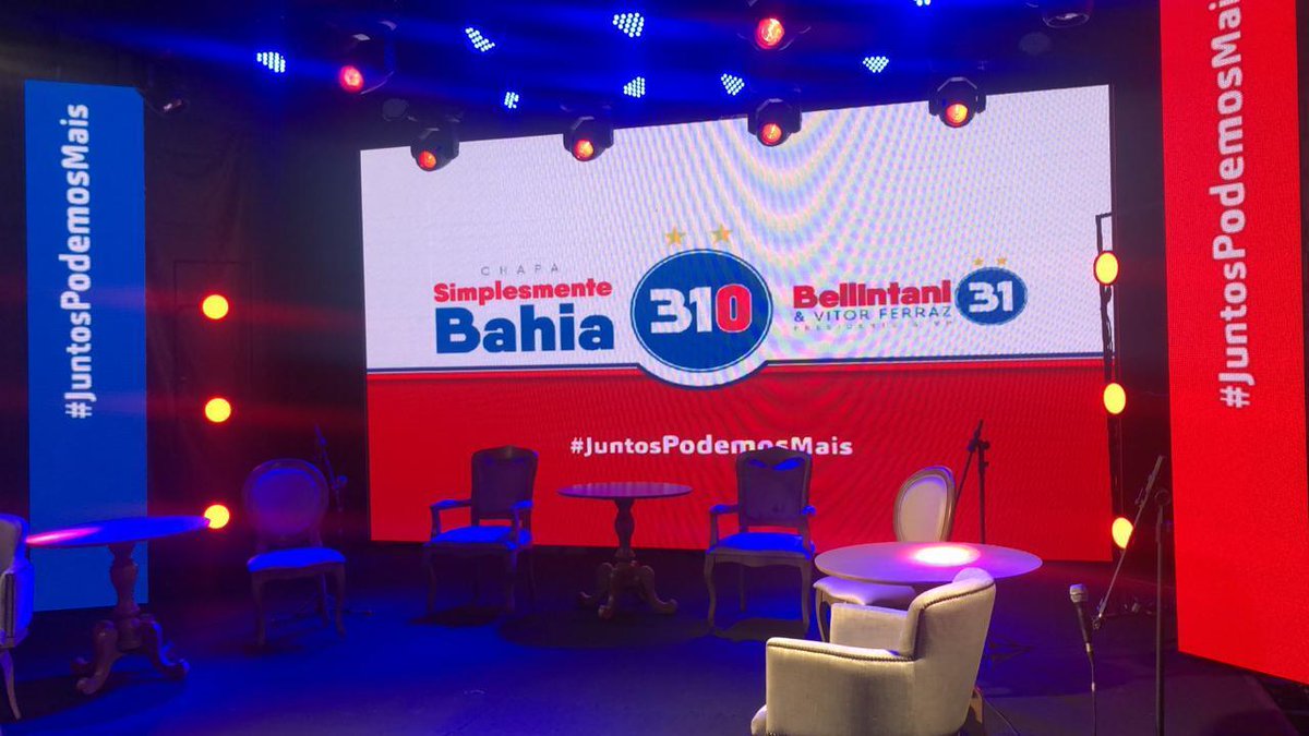 Simplesmenteba's tweet photo. Tudo pronto. Já já estaremos Frente a Frente com @GCBellintani para falar de #FUTEBOL. Às 19h30 de hoje (11/12), acesse https://t.co/BJEaSvMJsV e acompanhe o debate com participações especiais! #JuntosPodemosMais
#Vote31 Bellintani e #Vote310 Simplesmente Bahia! 🔵🔴⚪ https://t.co/dHMb3PUyVV