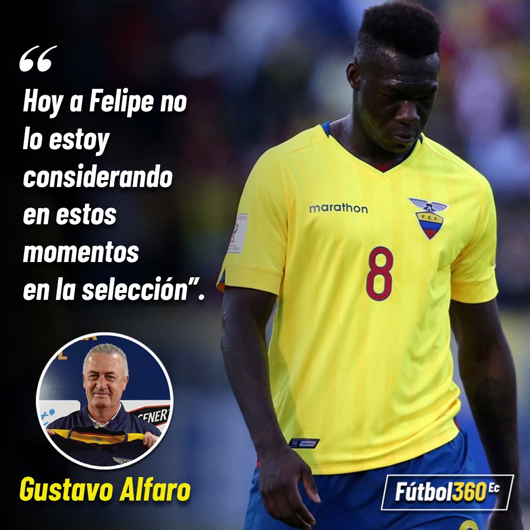 Futbol360Ec's tweet photo. ¡NO LO ESTOY CONSIDERANDO! ❌

➡️ Respecto a esto, queda claro que va a contar con quienes si quieran ponerse la camiseta. "Hoy a Felipe no lo estoy considerando en estos momentos en la selección".

📌 Gustavo Alfaro - Dt @LaTri https://t.co/lNlcO5YxC1