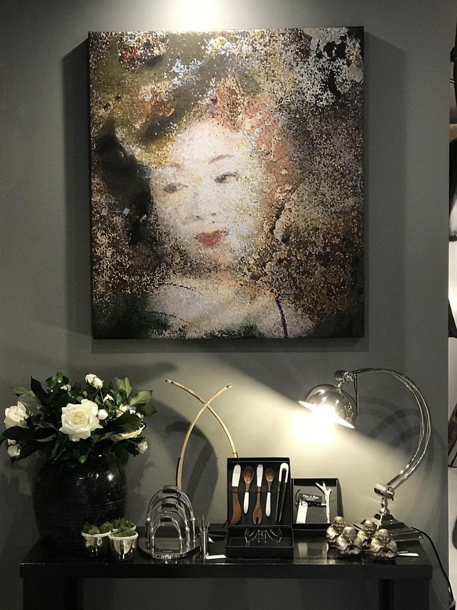 notabox's tweet photo. Introducing our fabulous limited edition artwork ... This stunning Geisha print on canvas has been created by our talented Creative Director Heather Bennani, using mixed media including watercolour and digital art. https://t.co/wO3EXzKJyY